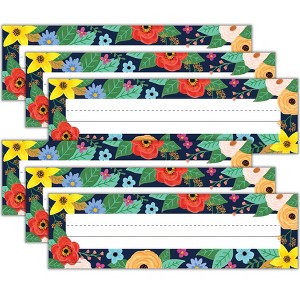 Teacher Created Resources® Wildflowers Flat Name Plates, 36 Per Pack, 6 Packs - 1 of 3