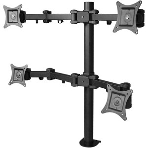 SIIG Articulating Quad Monitor Desk Mount - CE-MT0S12-S1 - 1 of 4