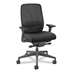 HON Nucleus Series Recharge Task Chair, Supports Up to 300 lb, 16.63 to 21.13 Seat Height, Black Seat/Back, Black Base - 1 of 4