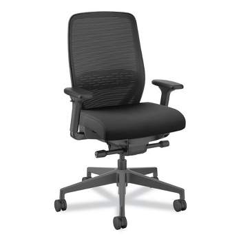 HON Nucleus Series Recharge Task Chair, Supports Up to 300 lb, 16.63 to 21.13 Seat Height, Black Seat/Back, Black Base