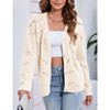 Women's Lightweight Crochet Cardigan Long Sleeve Hollow Out Kint Sweaters - 4 of 4