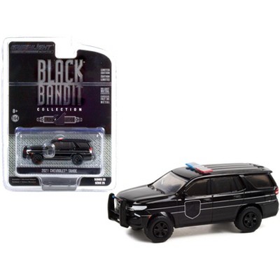 2021 Chevrolet Tahoe "Black Bandit Police" "Black Bandit" Series 25 1/64 Diecast Model Car by Greenlight