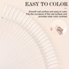 Saviland Pro Salon 150PC C-Curve Optical Display System - Clear Nail Swatches w/Rings for Polish Artistry Reference. (Size: 150 Count) - 4 of 4