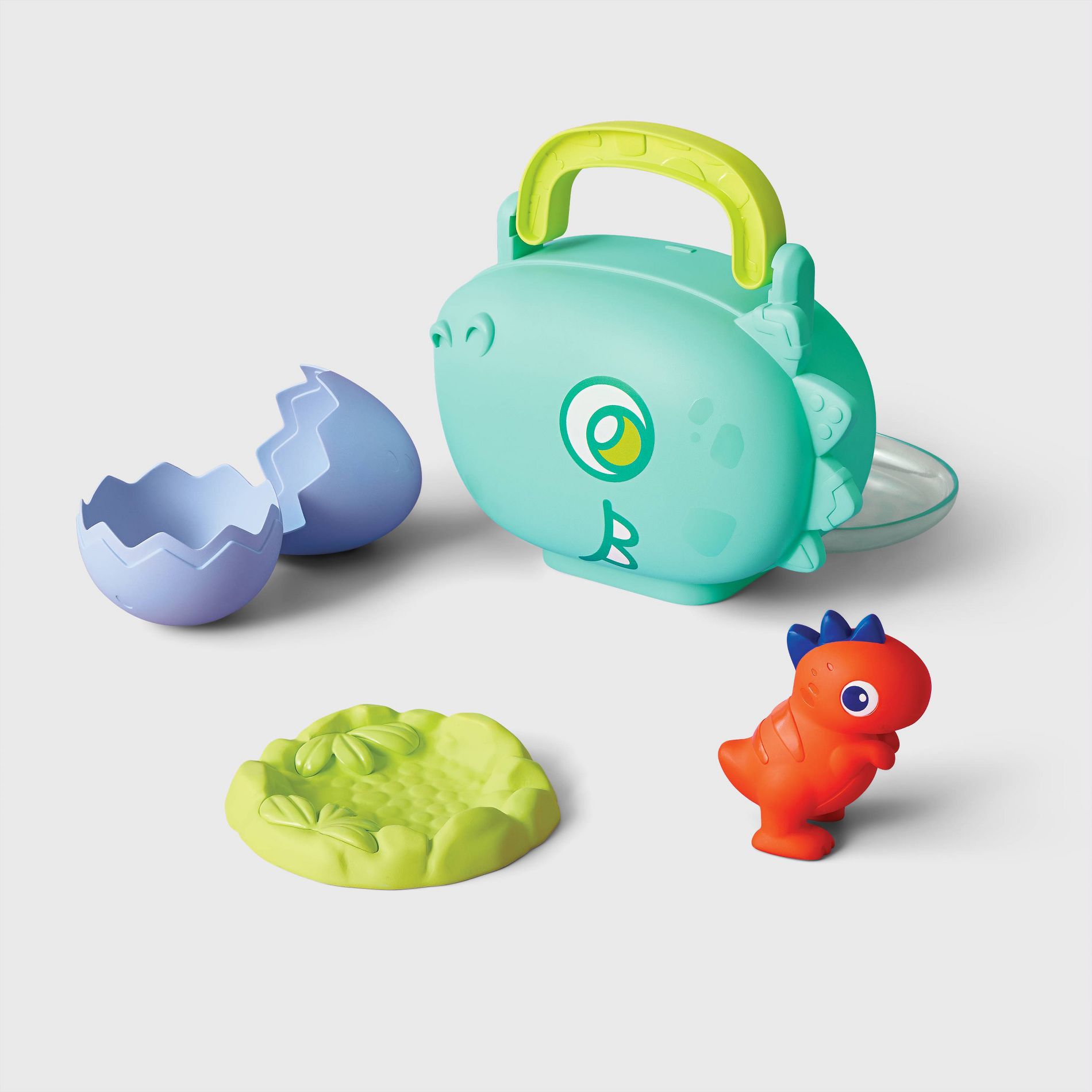 4pc Figure Playset Dinosaur with Case - Gigglescape™