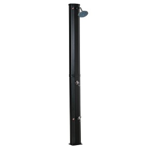 Outsunny 7ft Outdoor Solar Heated Shower with 360 Rotating Shower Head, Foot Shower Faucet, Temperature and Pressure Adjustable, Holds 9.2 Gallons - 1 of 4