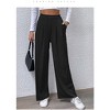 Coolmee Women's Wide Leg Pants Work Dress Pants Casual Slacks Business Pants with Pockets - 2 of 4