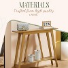 Kings Brand Furniture Console Table - Narrow Sofa Table with Storage Shelf for Hallway, Front Hall, Entryway, Living Room - 4 of 4