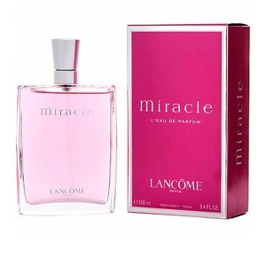 Miracle By Lancome Women Eau De Parfum Spray 3.4 Oz (New Packaging) 2000 Casual Perfume - 1 of 1