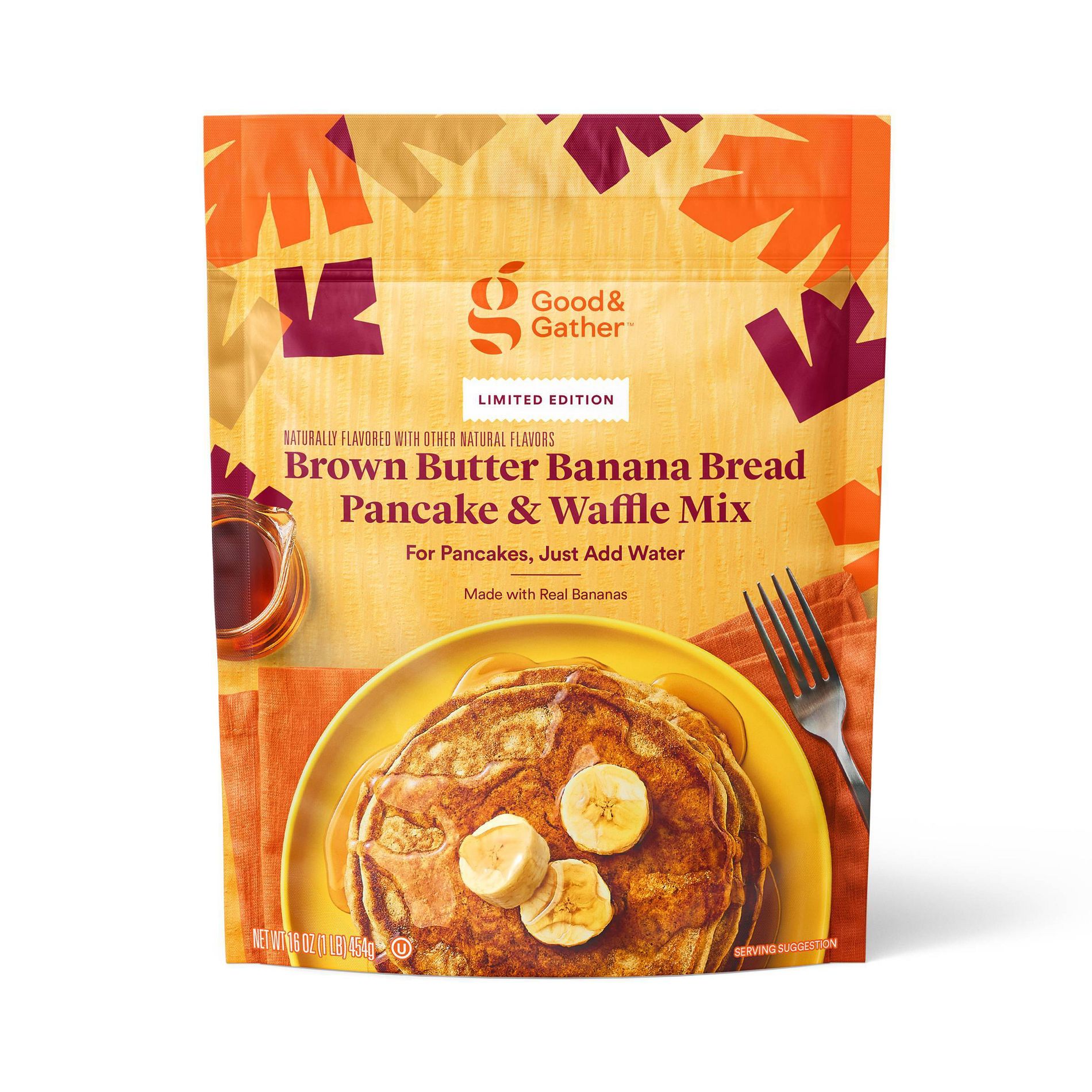Brown Butter Banana Bread Flavored Pancake and Waffle Mix - 16oz - Good & Gather™