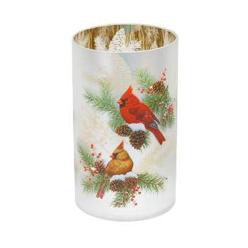 C&F Home Cardinals Glass Container Large