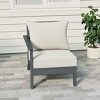 WestinTrends  Avalon Outdoor Patio HDPE Left Arm Facing Sectional Corner Club Chair with Patio Cushions - 2 of 4