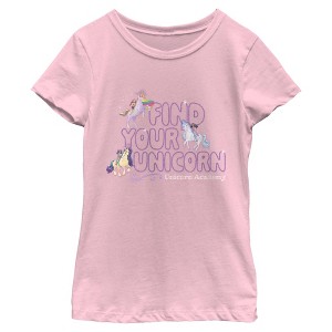 Girls Unicorn Academy Find Yourself T Shirt - 1 of 4