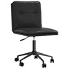vidaXL Dining Chair Set of 2 Black Faux leather, plywood, metal Medium - 3 of 4