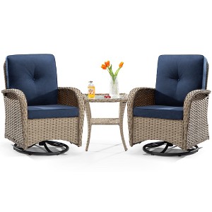 UPTIOT 2 - Person Outdoor Seating Group with Cushions - 1 of 4