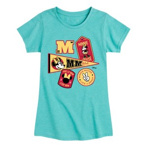 Girls' - Disney - Minnie Mouse Fitted Short Sleeve Graphic T-Shirt - 1 of 4