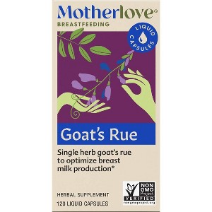 Motherlove Goats Rue Vegan Dietary Supplement Capsules - 120ct - 1 of 2