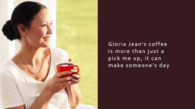 Gloria Jean&#39;s Butter Toffee Coffee Pods Flavored Coffee Medium Roast - 24ct, 2 of 11, play video