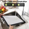 Titanium cutting board, 2-in-1 cutting board with wheat straw, double-sided cutting board with handle, 16" x 11" cutting board for kitchen - 4 of 4