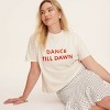 Women's Dance Till Dawn Short Sleeve Graphic T-Shirt - kate spade new york x Target Cream - 3 of 4