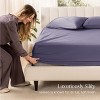400 Thread Count Organic Cotton Sateen Fitted Sheet by Bare Home - 3 of 4