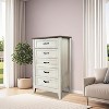 Coucheta 44.8" Vintage Dresser - 5-Drawer Tall Storage Chest, Wooden Organizer for Closet, Kids Room & Nursery - 3 of 4