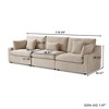 Cloud Couch Modular Sectional Sofa,119.2" 3Seater Wide Couch,Down Filled Convertible Living Room Set, Covers Washable&Replaceable - 3 of 4