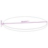 vidaXL Table Top Ø31.5"x1" Bamboo - 4 of 4