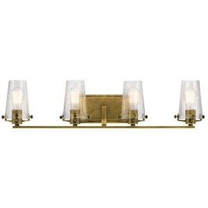 Kichler Lighting Alton 4 - Light Vanity in  Natural Brass - 1 of 2