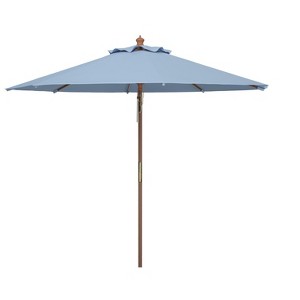Cannes 9Ft Wooden Umbrella - PAT8009 - Safavieh - 1 of 3