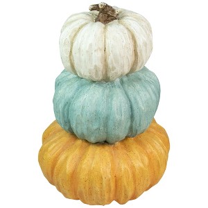Northlight 22" Triple Stacked Pumpkins Thanksgiving Tabletop Decor - 1 of 4