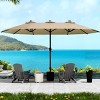 SEVOBAL Patio Umbrellas Outdoor Market Extra Large, Crank Handle for Deck, Lawn, Backyard, Sun Shade - 2 of 4