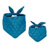 BARK Home Dapper Dog Bandana - Teal Blue - 2 of 4