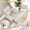 AMERLIFE Manual Recliner Chairs for Adults, Lazy Boy Recliners with Side Pocket, Large Lay Flat Reclining Sofa for Living Room Bedroom - 4 of 4