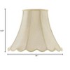 Cal Lighting Vertical Piped Scallop Bell - 2 of 2