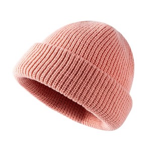 Anna-Kaci Unisex Warm Knit Beanie Soft Stretchy Cuffed Winter Hat Lightweight Solid Color Design - 1 of 3