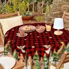 Racxily Christmas Round Tablecloth 60 in Christmas Nativity Table Cloth Xmas Tree Table Cloths Decorations - 4 of 4