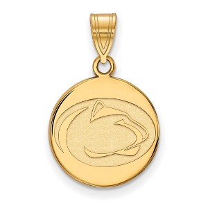 Black Bow Jewelry 14k Yellow Gold Penn State Nittany Lions NCAA Medium Pendant - 1 of 3