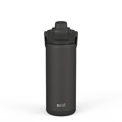 Beacon Stainless Steel Insulated Kids Water Bottle with Covered Spout - Ebony, 20 Ounces