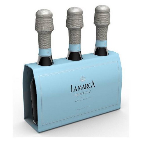 La Marca Prosecco Sparkling Wine - 3pk/187ml Mini Bottles : Target