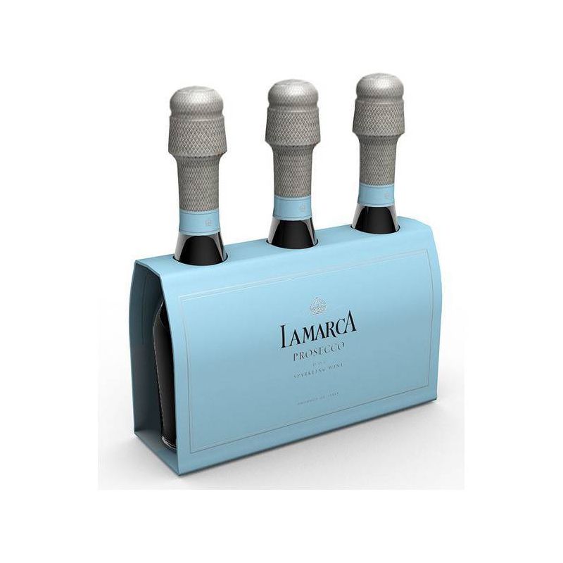 La Marca Prosecco Sparkling Wine - 3pk/187ml Mini Bottles, 1 of 5