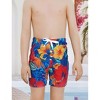 PATPAT Family Matching Solid Scallop Trim Strappy Two-Piece Swimsuit and Allover Floral Print Swim Trunks Shorts - 2 of 4