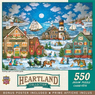 MasterPieces Heartland Puzzles Collection - Guilding Light 550 Piece Jigsaw Puzzle