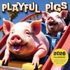TF Publishing 13.5"x14.5" 2026 Playful Pigs Wall Calendar - 2 of 4