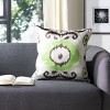 Giselle Pillow (Set of 2) - Lime/Green - 18"X18" - Safavieh - 2 of 3