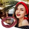 Unique Bargains Women's Stripes Elastic Cross Headwrap 1 Pc - 2 of 4