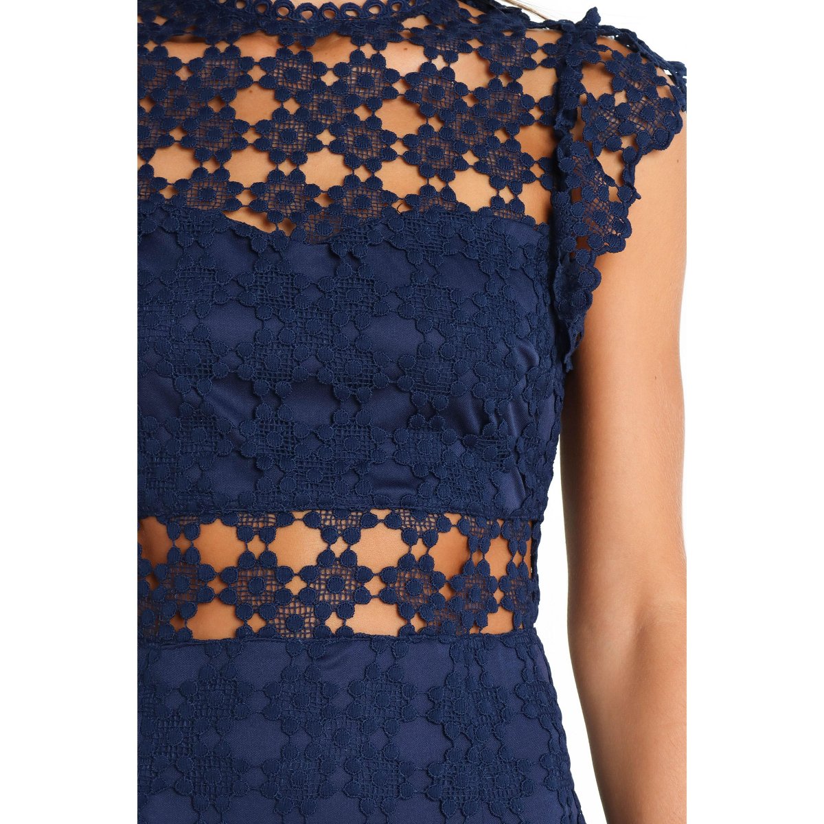 Женские платья Petal and Pup Womens Lauren Dress - Navy 12 — фото 7
