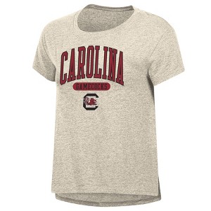 NCAA South Carolina Gamecocks Women's Oatmeal T-Shirt - 1 of 3
