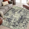 Modern Abstract Patterned Rugs,Non-slip Non-shedding,Low Pile Foldable Rugs Machine Washable,Bedroom,Living Room,Game Room - 2 of 4
