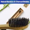 5 Star Super Deals Natural Bamboo Charcoal Toothbrush - 100% Organic, Biodegradable, Eco-Friendly Toothbrush, Extra Soft BPA-Free Bristles - 4pc Set - 3 of 4