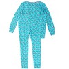 RuffleButts SoftSnooze Big Girls Ruffle Long Sleeve Pajama Set - 2 of 4